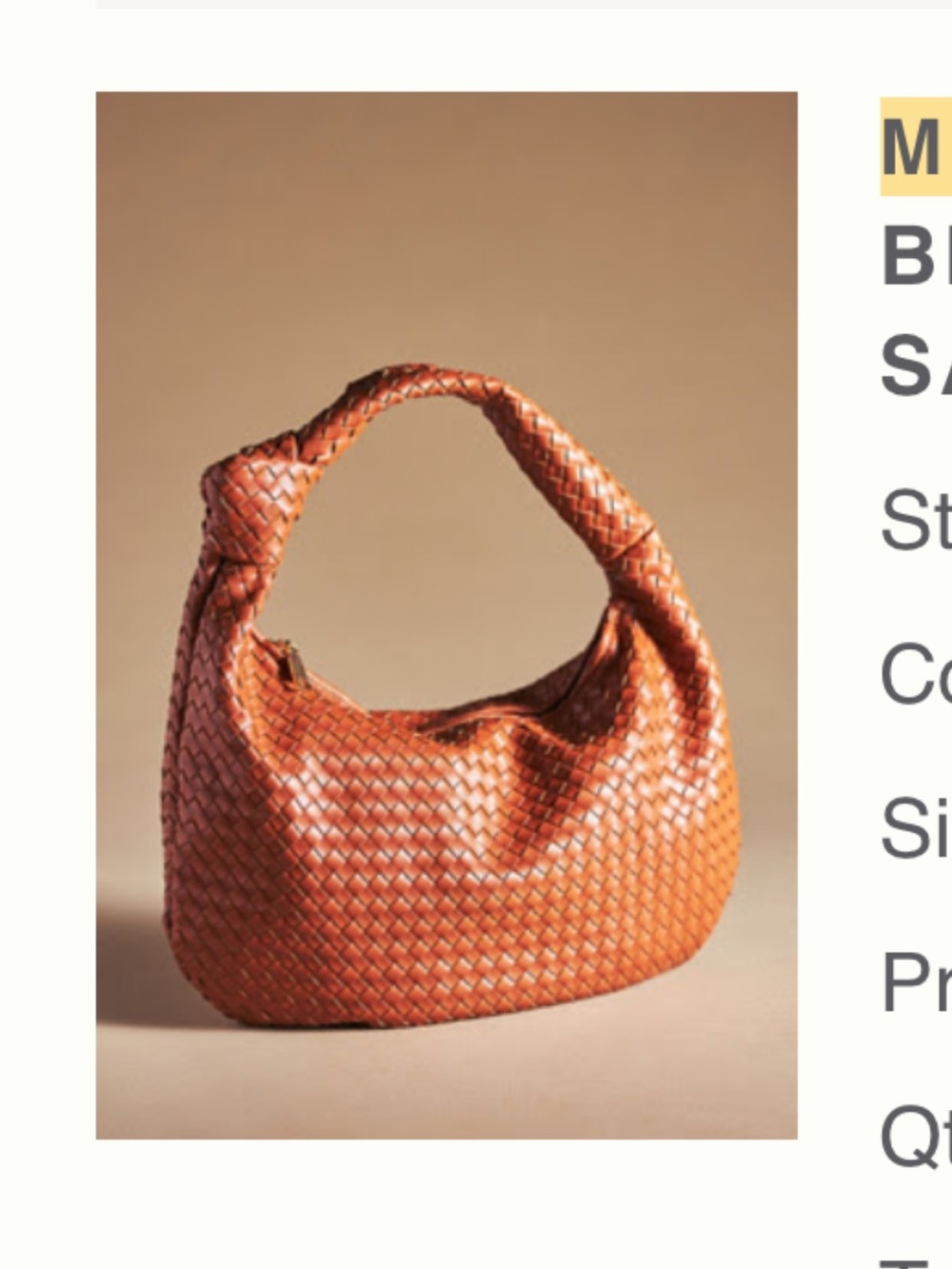 The Larissa Bag by Melie Bianco